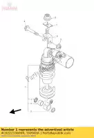 4C8222106000, Yamaha, shock absorber assy, rear yamaha yzf r 1000 2008, New