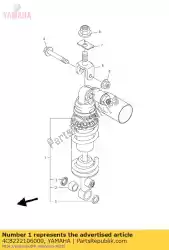 Ici, vous pouvez commander le amortisseur assy, ?? Arrière auprès de Yamaha , avec le numéro de pièce 4C8222106000: