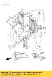 Aqui você pode pedir o tampa, radiador, em Suzuki , com o número da peça 1776137F10YU1: