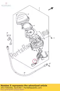 suzuki 3417340J00 bordo, circuito - Il fondo