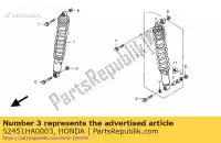 52451HA0003, Honda, arbusto, amortiguador honda trx 400 2000 2001 2002 2003 2004 2005 2006, Nuevo