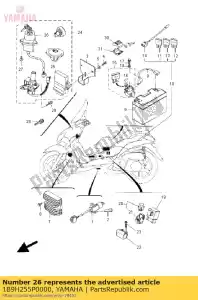 yamaha 1B9H255P0000 immobi. unidade comp. - Lado inferior