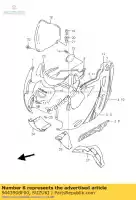 9443908F00, Suzuki, schild, cwl inham suzuki gsxr  u3 gsx fu x f xu2 anniversary u2 u1 xu3 gsx600f gsx750f 600 750 , Nieuw