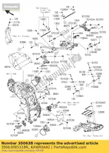 Kawasaki 35063085318R zosta?, fr, lh, f.s.black - Dół