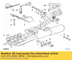 Aqui você pode pedir o colchete esquerdo (de 08/1992) (a 07/1993) em BMW , com o número da peça 18212312988: