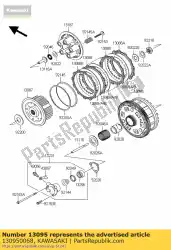 Here you can order the housing-comp-clutch from Kawasaki, with part number 130950068: