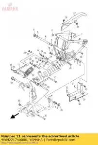 yamaha 4WM2217A0000 braço, retransmissão - Lado inferior