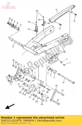 Qui puoi ordinare braccio posteriore comp. Da Yamaha , con numero parte 3HE2211010T9: