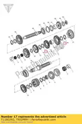 Qui puoi ordinare rondella, spinta, 41 od x 1. 5 da Triumph , con numero parte T1180292: