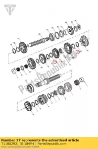 triumph T1180292 ring, stuwkracht, 41 od x 1.5 - Onderkant