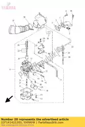 Tutaj możesz zamówić odrzutowiec, pilot (# 12. 5) od Yamaha , z numerem części 22F141421200: