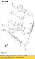 Tutaj możesz zamówić ? Ruba 6x12,5 od Suzuki , z numerem części 0910006169: