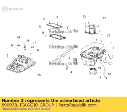 Aprilia 890938, Bracket, OEM: Aprilia 890938