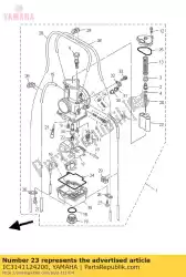 Tutaj możesz zamówić zawór, przepustnica 1 od Yamaha , z numerem części 1C3141124200: