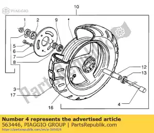 Piaggio Group 563446 albero - Il fondo