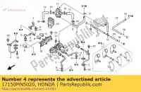 17150MN5020, Honda, pipe, air feed (c) honda gl 1500 1999 2000 2001 2002, New