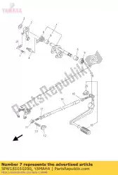 schakel as van Yamaha, met onderdeel nummer 5PW181010200, bestel je hier online: