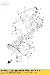 yamaha 904641313300 abrazadera (3sk) - Lado inferior