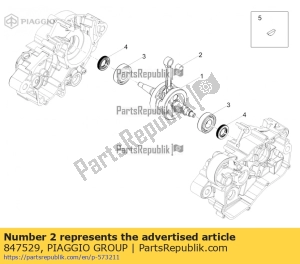 aprilia 847529 cage - Bottom side