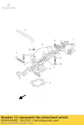 Here you can order the clamp from Suzuki, with part number 0940104401: