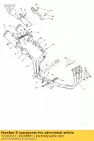 T2200337, Triumph, escape, montaje secundario triumph speed triple speed triple 210445 > 461331 1050 2005 2006 2007 2008 2009 2010 2011 2012, Nuevo