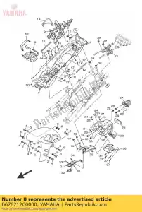 yamaha B678212C0000 boîte, batterie 2 - La partie au fond