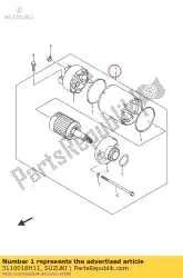Qui puoi ordinare motore, stella da Suzuki , con numero parte 3110018H11: