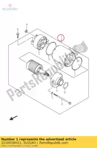 suzuki 3110018H11 motore, stella - Il fondo
