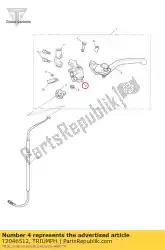 Here you can order the bracket, lever, clutch from Triumph, with part number T2046512: