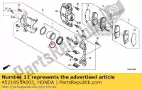 45216S5A003, Honda, piston 51dia. honda  500 700 2017 2018 2019 2020, Nouveau