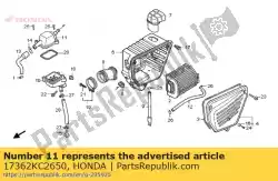 Here you can order the cover, breather chamber from Honda, with part number 17362KC2650: