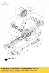 Here you can order the bearing from Yamaha, with part number 93306305Y600: