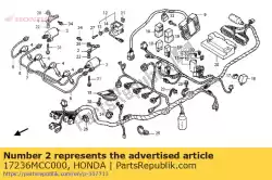 Qui puoi ordinare nessuna descrizione disponibile al momento da Honda , con numero parte 17236MCC000: