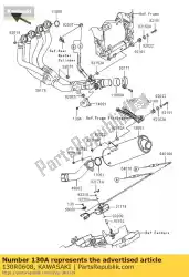 Here you can order the bolt-flanged,6x8 zx1000-c1h from Kawasaki, with part number 130R0608: