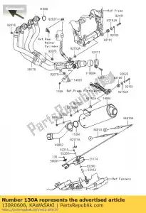 kawasaki 130R0608 bolt-flanged,6x8 zx1000-c1h - Bottom side