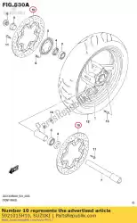 Qui puoi ordinare disco, freno fr da Suzuki , con numero parte 5921015H10: