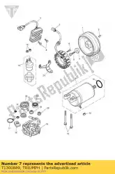 Tutaj możesz zamówić zestaw prostownika regulatora od Triumph , z numerem części T1300889: