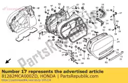 Tutaj możesz zamówić w tej chwili brak opisu od Honda , z numerem części 81282MCA000ZD: