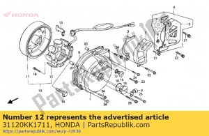 Honda 31120KK1711 estator comp - Lado inferior