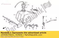 16950KT0831, Honda, assy cock., paliwo honda xr 250 1985 1986 1987 1988 1989 1990 1994 1995, Nowy