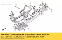 50355KS4010, Honda, bracket sub assy. b, support de moteur honda cn 250 1994, Nouveau