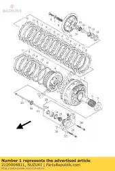 Ici, vous pouvez commander le gear assy, ?? Prima auprès de Suzuki , avec le numéro de pièce 2120006811: