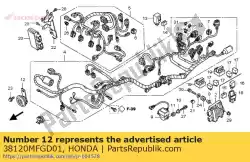 Here you can order the horn comp. From Honda, with part number 38120MFGD01: