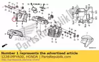 12281MFYA00, Honda, aucune description disponible pour le moment honda  vt 1300 2013 2017, Nouveau