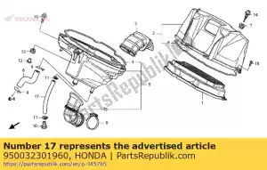 Honda 950032301960 tube, vinyle, 8x12x190 (95 - La partie au fond