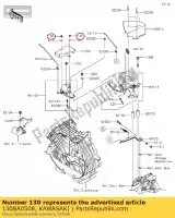 130BA0508, Kawasaki, bolt-flanged common kawasaki  kdx kx w z zxr 60 80 100 125 200 250 400 500 750 800 1000 1985 1986 1987 1988 1989 1990 1991 1992 1993 1994 1995 1996 1997 1998 1999 2000 2001 2002 2003 2004 2005 2006 2007 2008 2009 2010 2011 2012 2013 2014 2016 2017 2018 2019 2020 2021, New