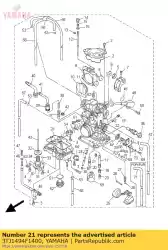 Aquí puede pedir jet de Yamaha , con el número de pieza 3TJ1494F1400: