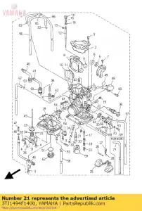 yamaha 3TJ1494F1400 jet - Lado inferior