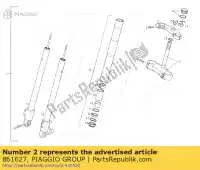 861627, Piaggio Group, wtyczka aprilia derbi  gpr rs 50 125 2002 2003 2004 2005 2006 2007 2008 2009 2010, Nowy