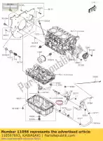 110567693, Kawasaki, 01 soporte, tubo indicador de nivel kawasaki  1000 2017 2018 2019 2020 2021, Nuevo